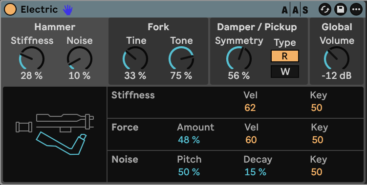 Electric settings for Quartz Trail